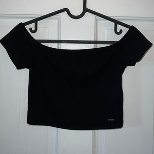 Hollister off the shoulder crop top